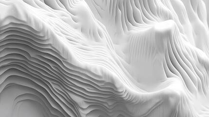 Textured white surface with faint swirls and patterns, evoking a sense of light and movement.