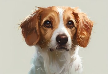 Fototapeta premium portrait of a dog