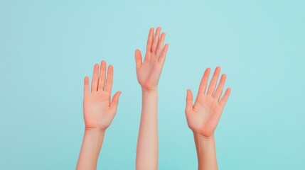 Obraz premium Contemporary Pop Culture Engagement Diverse Fan Hands Clapping to Beat at Live Concert - Vibrant Entertainment Experience and Audience Interaction in Music Marketing