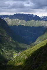 Fototapeta premium landscape with mountains