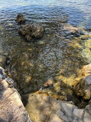 stones in the water