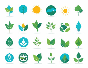 Whimsical Mascot Designs for Eco-Friendly Brands - Vector Illustration
