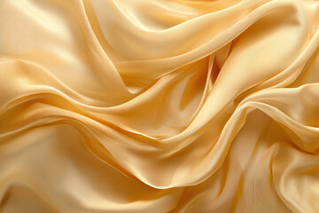 Obraz premium Elegant Flowing Golden Waves with Glowing Particles on a Dark Background, Abstract Futuristic Texture and Luxury Artistic Design