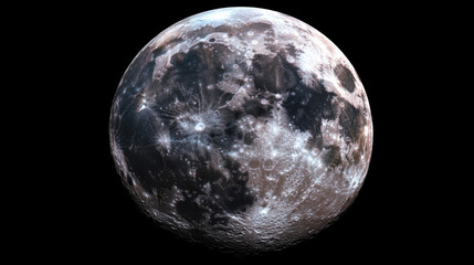 Fototapeta premium moon 3d