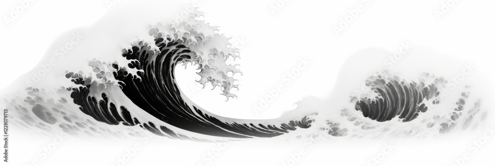 Poster stunning wave effect background creating a dynamic visual experience for various applications