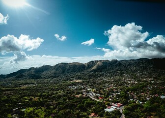 Majestic View of La India Dormida Mountain – El Valle de Antón, Panama – 4K