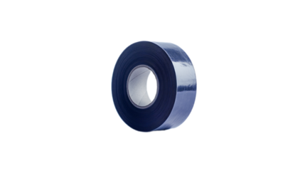 Black masking tape isolated on transparent background