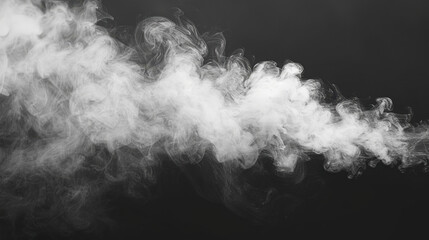 smoke on black background
