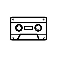 Naklejka premium Cassette Tape - simple vector icon