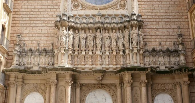 Plateresque Revival Facade of Montserrat Church &ndash; Architectural Masterpiece by Francisco de Paula del Villar y Carmona