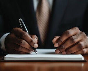 Contemporary Editorial Diverse Hands Writing in Notebook with Pen and Microphone - Inclusive Journalism and Sustainable Media Production for Authentic Storytelling