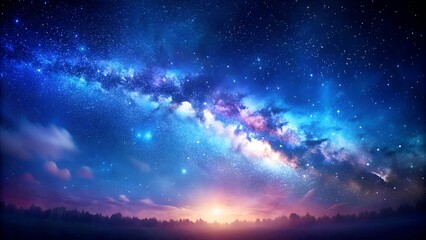 Naklejka premium aurora borealis in the mountains