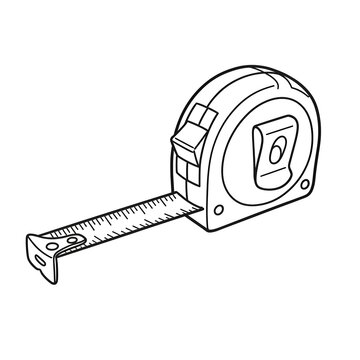 recommend clip art: measuring tape sketch 
