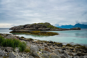 Nice picture Norway Lofoten fjord 
