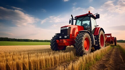 Obraz premium Farming Tractor