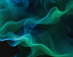 Obraz premium Ethereal Smoke Waves