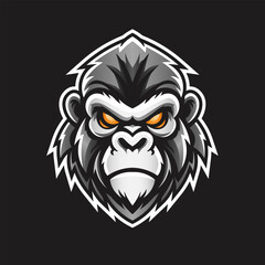 Fierce Gorilla Mascot Logo - Iconic Vector Design