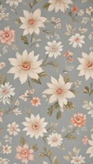 digital floral wallpaper background