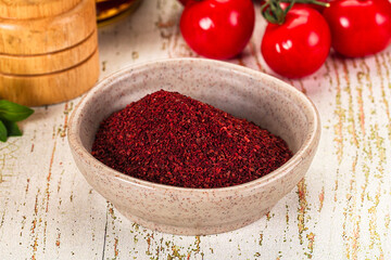 Natural organic Sumah powder for culinary