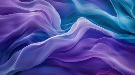 Obraz premium ethereal cosmic nebula swirls in deep purples and teals, flowing like liquid silk across a celestial canvas, dramatic lighting