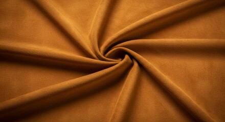 Soft suede fabric texture in warm amber tones for textile design and artistic projects