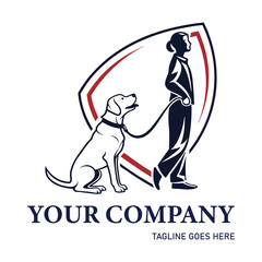 Dog training Logo Design.