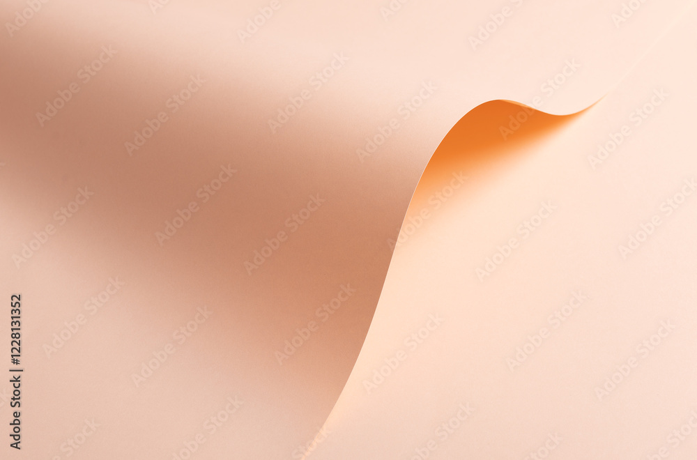 Aufkleber soft pink and peach paper background with a stylish and refined texture. featuring a subtle satin fi