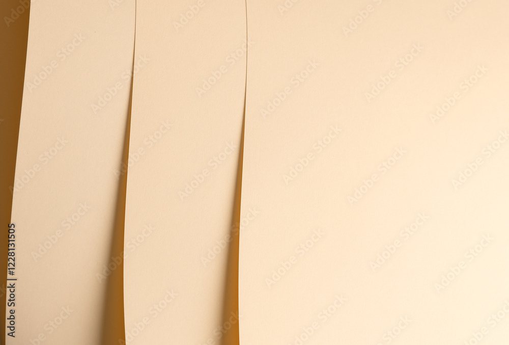 Poster a warm beige and yellow paper background with a smooth, delicate texture. its minimal and refined ae