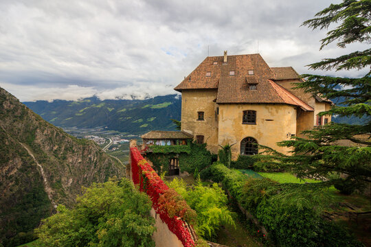 Castle Juval from Reinhold Messner mountaineer ion italy tirol