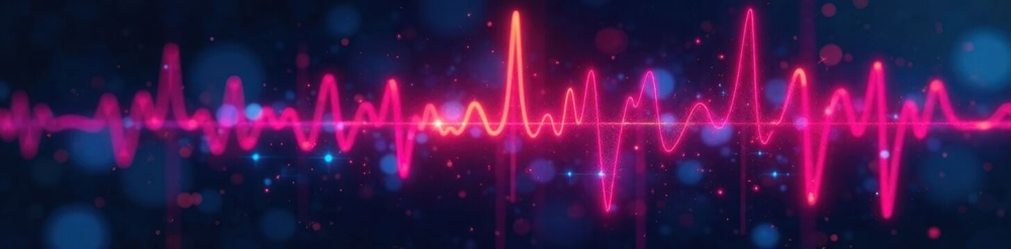 Close-up EEG readout showing brainwave activity , brain function, gamma waves