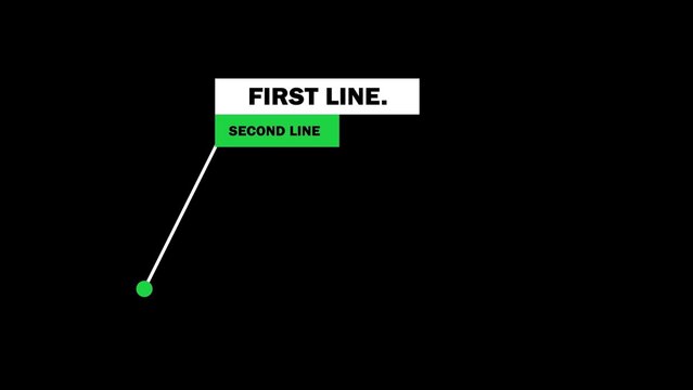 Double-line Modern Call Out Title