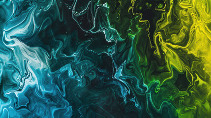 Obraz premium black dark blue emerald green abstract line background