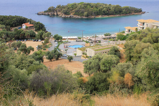beautiful small fashionable resort of Sivota in the Ionian Sea in the region of Epirus