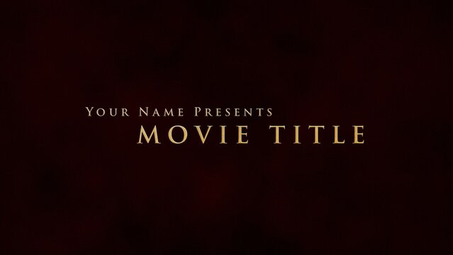 Medieval Throne Royal Golden Title Intro