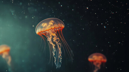 Jelly Fish Illustration, Art Photo