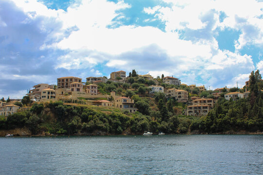 beautiful small fashionable resort of Sivota in the Ionian Sea in the region of Epirus