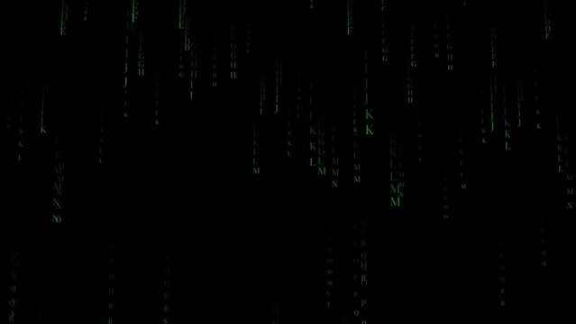 Matrix Digital Glitch Computer Hacking Animated Background