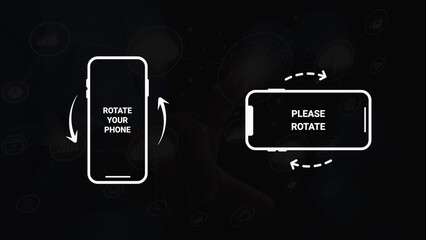 Phone Rotation Graphic Overlay