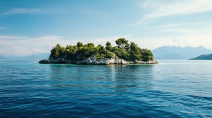 Serene Island Paradise: A Picturesque Mediterranean Oasis