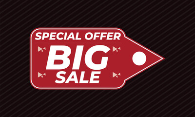 Sale tags collection Special offer labels Black Friday