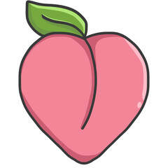 Colorful Fruit Artwork ,mango,Oranges, peaches, pineapples, pears, halved coconuts