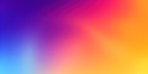 Colorful abstract background blending blue, purple, pink, orange and yellow