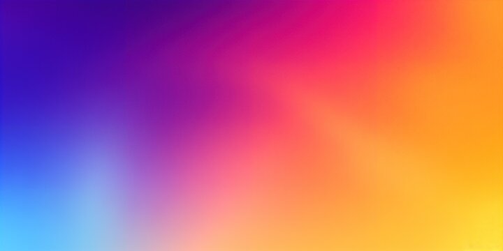 Colorful abstract background blending blue, purple, pink, orange and yellow
