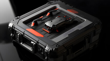 Compact Drone in Dedicated Protective Case: Advanced Engineering in a Neat, Ready-to-Go Package