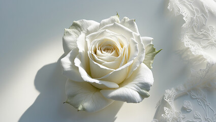 White rose bouquet photography 