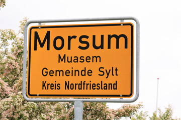 Obraz premium Blick auf das Morsumer Kliff auf der Nordseeinsel Sylt