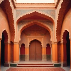 Obraz premium entrance to the mosque