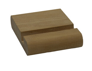 wood phone holder