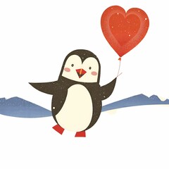 Penguin Polar valentine - 2