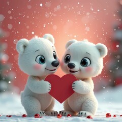 Polar Bear Valentine